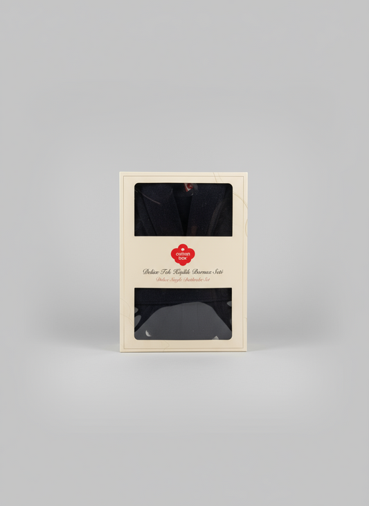 BADEMANTEL DELÜXE GRAU ANTRASIT