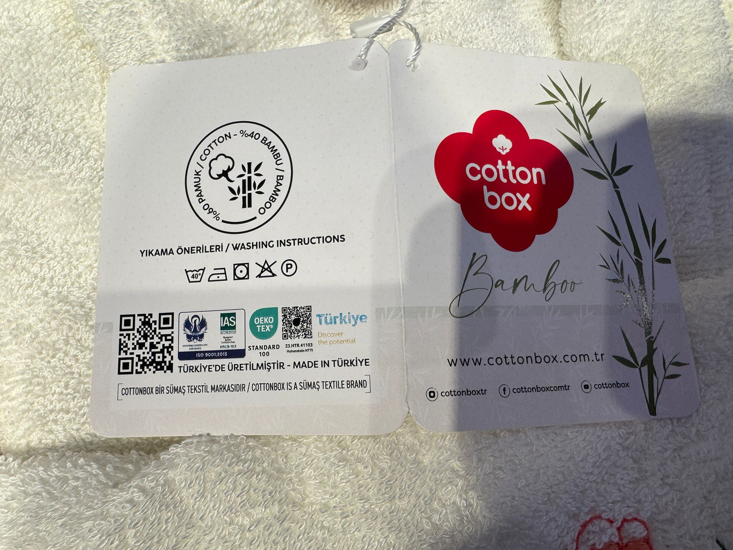 BADEMANTEL GROUP BAMBOO