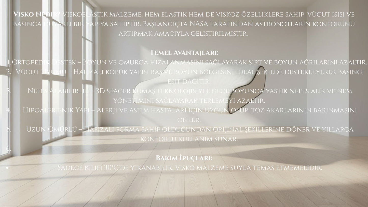 Premium Vital Suppot - ViscoElastic Pillow