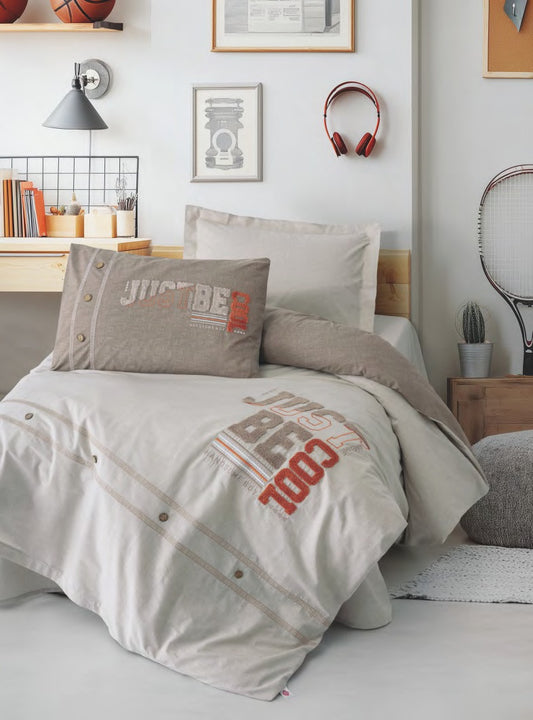 Bettwäsche Set für 2 Person Mood Cool-Kahve