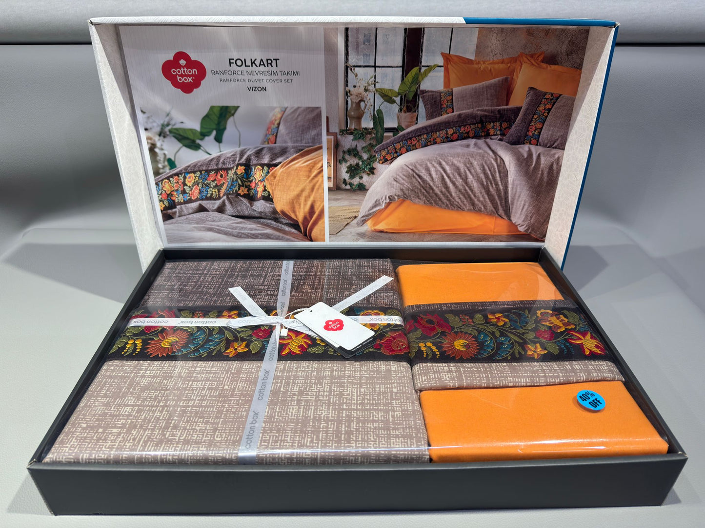 Bettwäsche Set für 2 Person Folkart Vizon