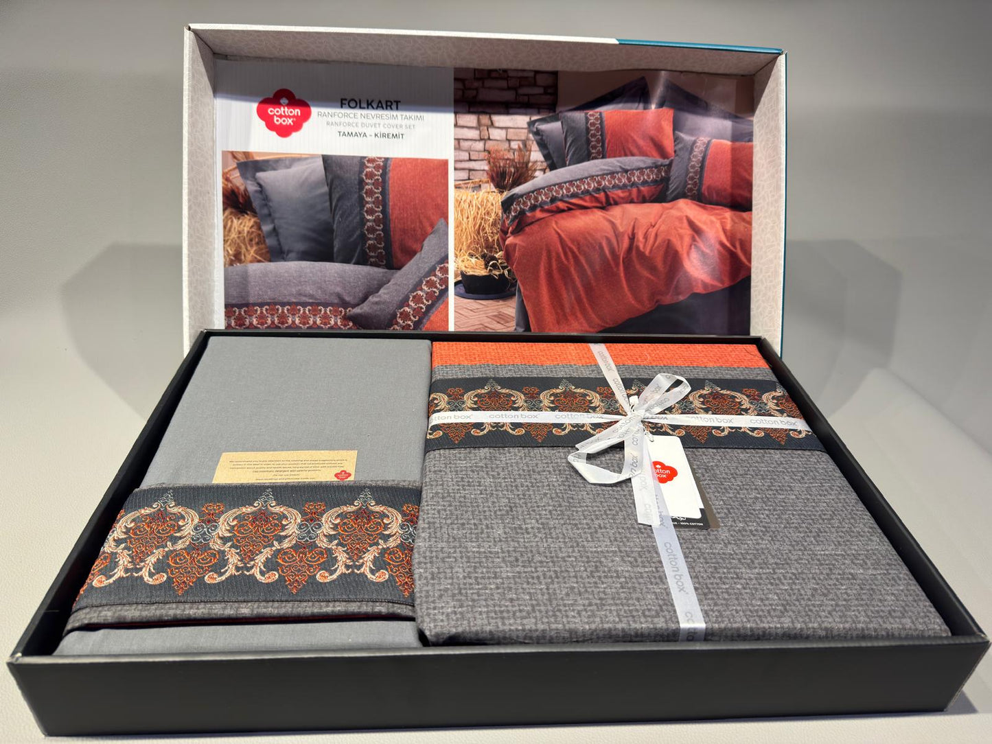 Bettwäsche Set für 2 Person Folkart Tamaya-Kiremit