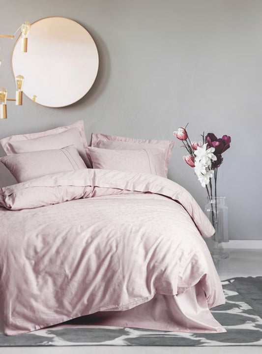 Bettwäsche Set für 2 Person Jakarli Saten Jana-Pudra