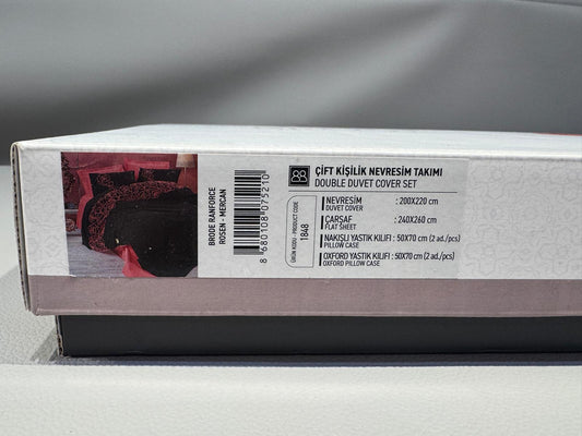 Bettwäsche Set für 2 Person Brode Rosen-Mercan