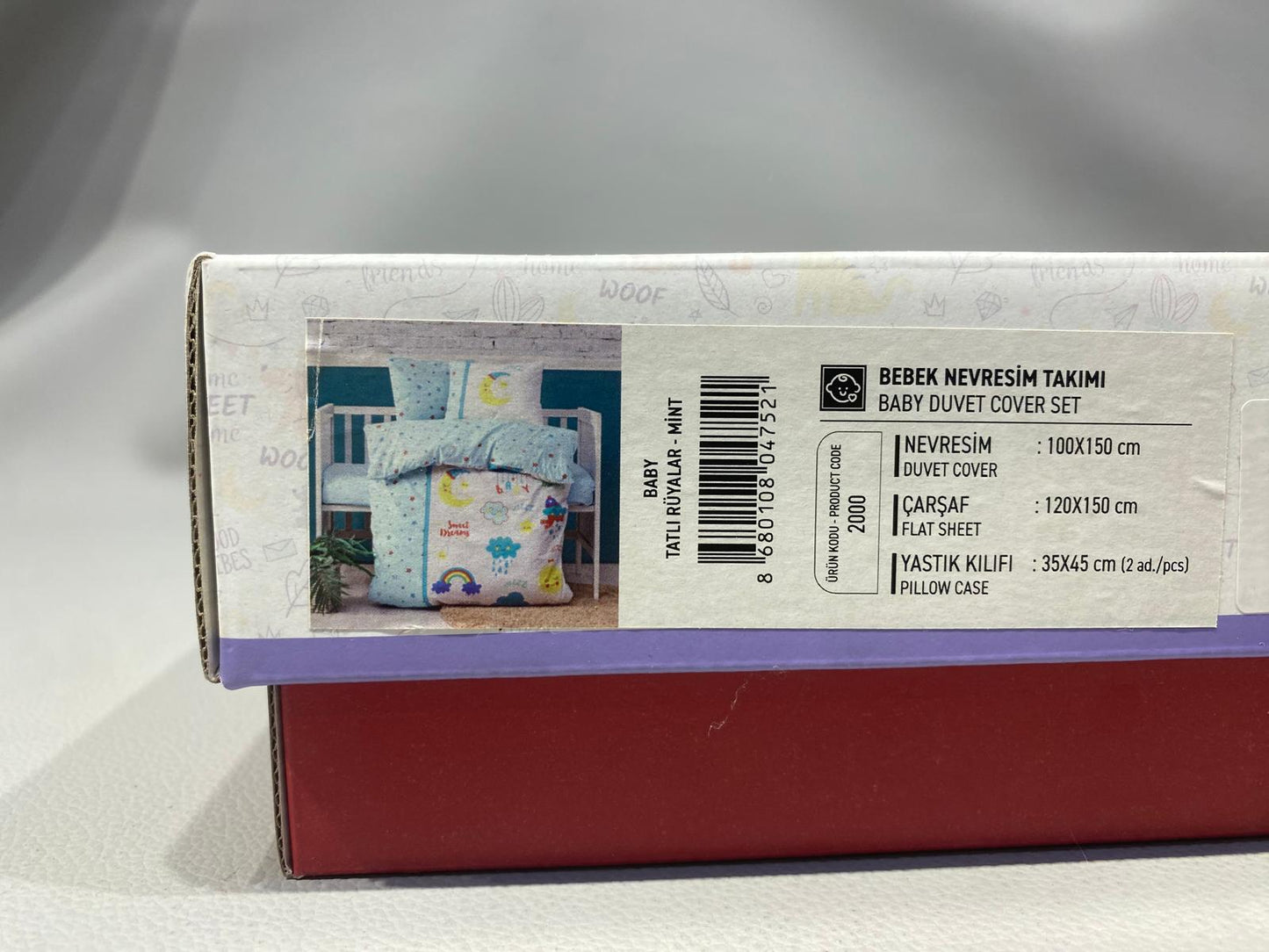 BABY-RENFORCE-BETTWESCHESET TATLI RÜYALAR-MINT