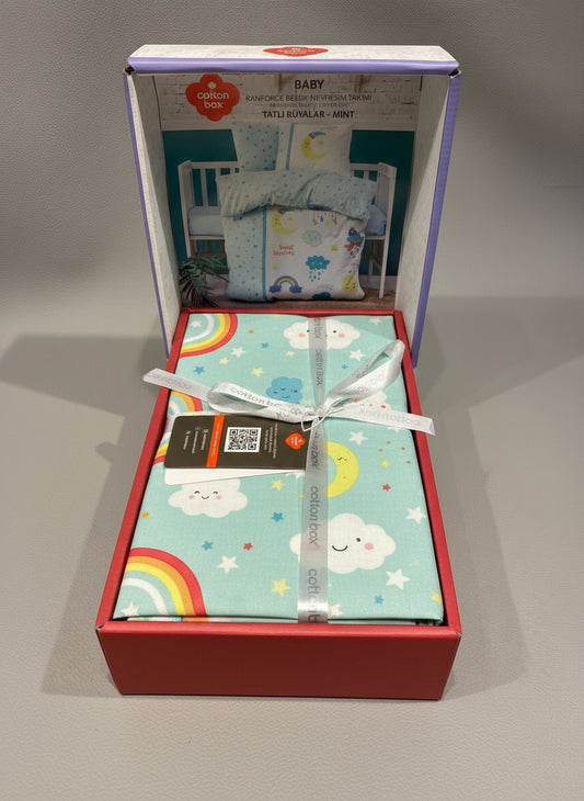 BABY-RENFORCE-BETTWESCHESET TATLI RÜYALAR-MINT