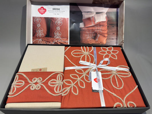 Bettwäsche Set bfür 2 Person Brode Tiva-Bej