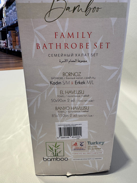 BADEMANTEL-GRUPPE BAMBOO